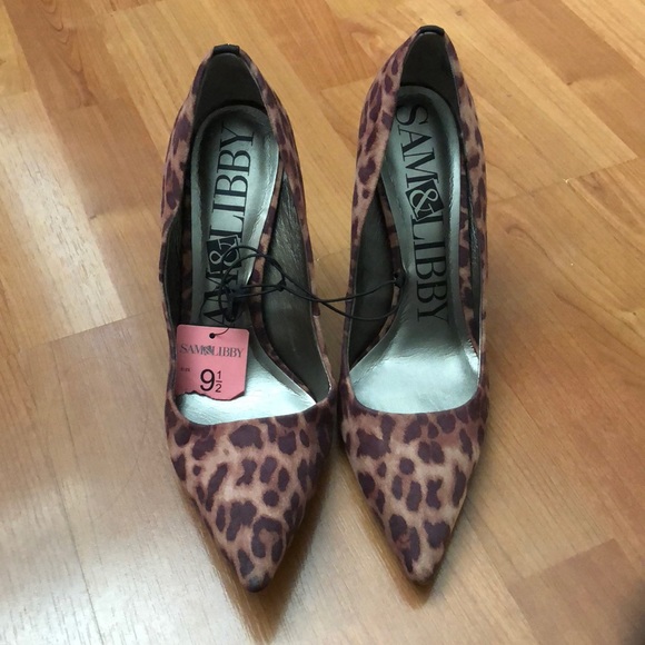 Sam & Libby Shoes - Sam & Libby Animal Print Heels Size 9 & 8.5